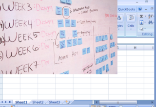 Project Schedule using MS Excel.