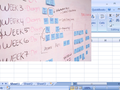 Project Schedule using MS Excel.